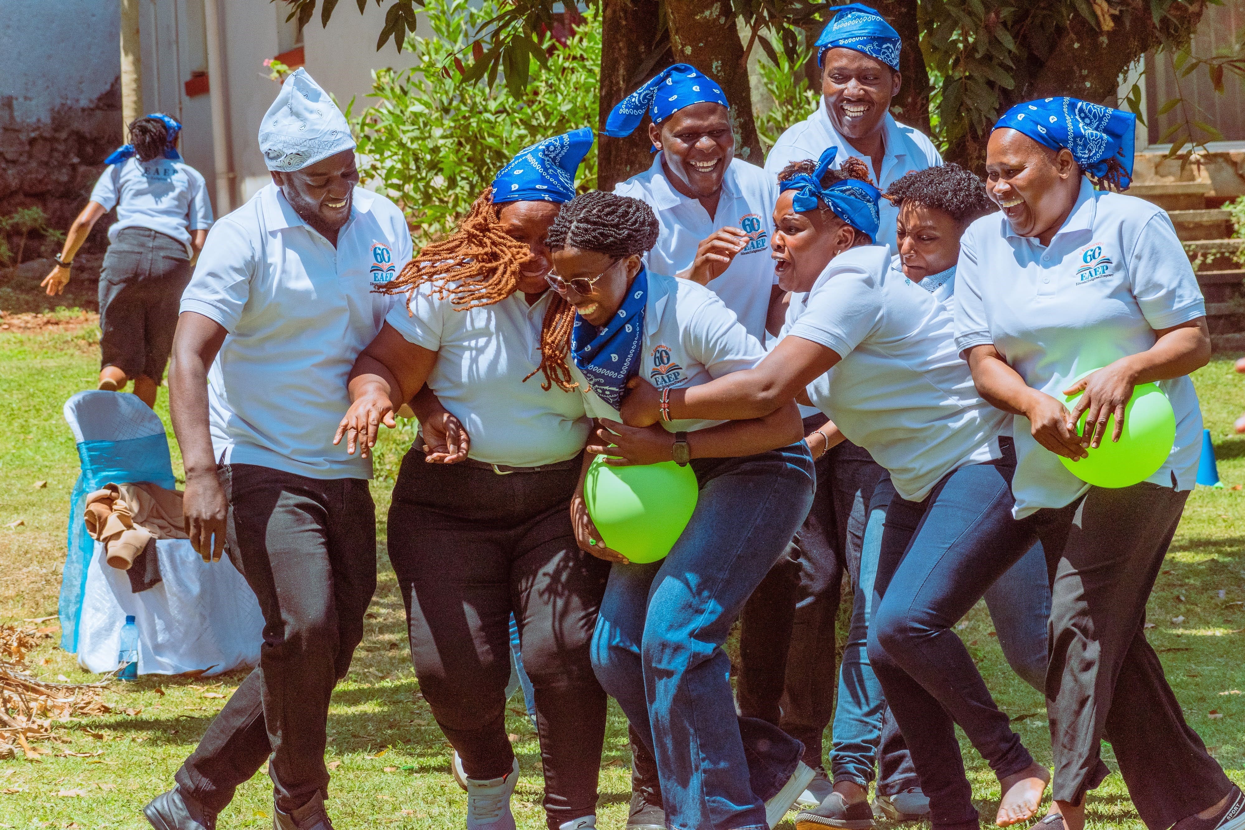 EAEP staff together at the company team building day.